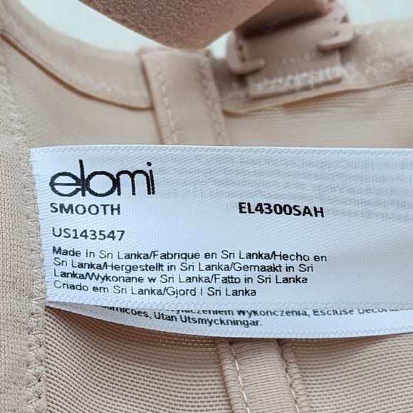 Elomi Women's Smooth Removable Straps Underwired Bra Sahara- 40I - Picture 5 of 8